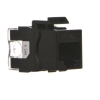 Wkład gniazda komputerowego RJ45 kat.6, nieekranowany (UTP) CONNECT Czarny Simon
