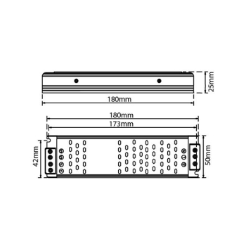 Zasilacz LED 48V 200W 180-265V AC 50/60Hz, max. 1,7A