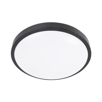 Plafon LED Luvo 24W okrągły 4000K czarny czujn DIP