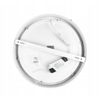Panel LED okrągły natynkowy biały 2700K Ciepła 280mm 24W 1920lm wys.29 mm
