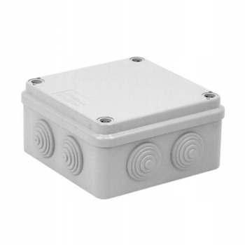 Puszka HERMETYCZNA PH-1A.3, z elastycznymi dławikami PE, IP65 ELEKTRO-PLAST