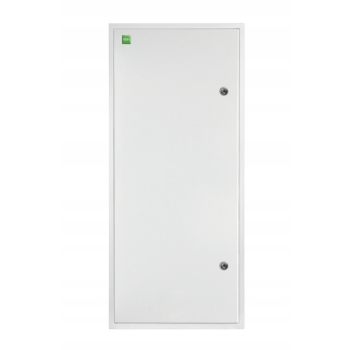 Rozdzielnica natynkowa metalowa z zamkiem KRAFT 7x24 PE+N IP30