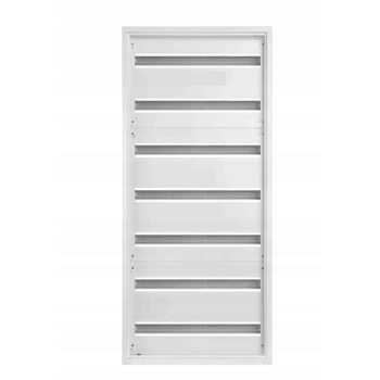 Rozdzielnica natynkowa metalowa z zamkiem KRAFT 7x24 PE+N IP30