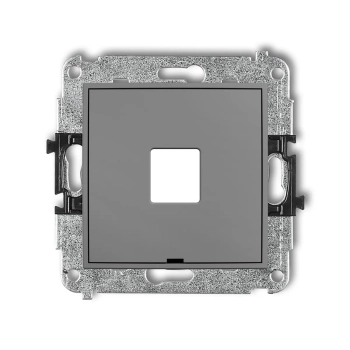 Adapter Keystone pojedynczy Karlik Mini - szary mat 27MGMBO-1P