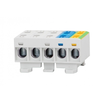 Blok rozdzielczy / złączka LZ w korpusie ZU 5-torowa 5x50mm2(3L+N+PE)