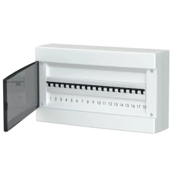Rozdzielnica modułowa natynkowa plastikowa 1x18 IP40 C.1318-P PAWBOL