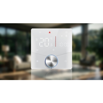 Termostat z pomiarem poboru prądu Obciążalny 16A  WiFi TUYA