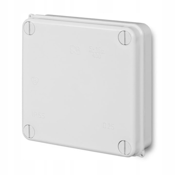 Puszka natynkowa hermetyczna pusta 125x125x42mm PLASTROL