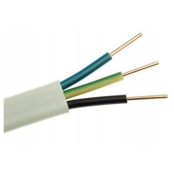 Przewód płaski 3x4 mm2  450/750V - 1m