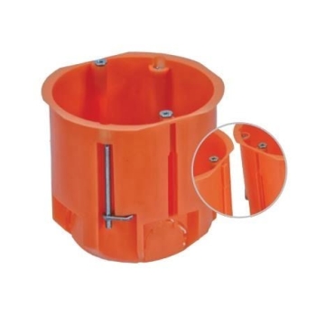 Puszka podtynkowa łączeniowa do płyt gipsowych PK60 głęboka z wkrętem A.0040P/68 Pawbol
