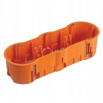 Puszka elektryczna potrójna do Gipsu PK60 Pawbol A.0043WPG 60 mm