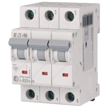 Wyłącznik nadprądowy 3P B 20A 6kA HN-B20/3 194882