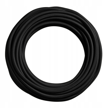 PRZEWÓD W OPLOCIE KABEL 3X0,75 CZARNY 1m