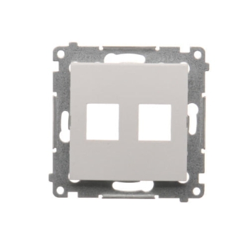 Pokrywa gniazda RJ12/RJ45 DKP2.01/11 Simon54 biały