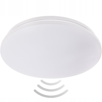 Lampa Sufitowa Plafon LED 18W IP44 z czujnikiem Ruchu