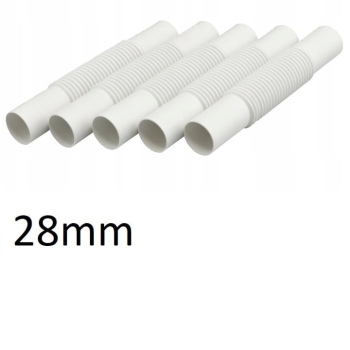 Złączka kompensacyjna ZCL 28 biała PVC