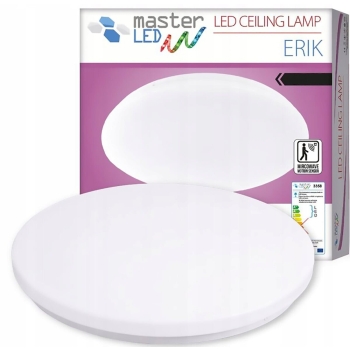 Plafon lampa LED ERIK 18W 230V 4000K natynkowy z mikrofalowym czujnikiem ruchu