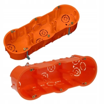 Puszka do płyt gipsowych potrójna PAWBOL  płytka A.0041P