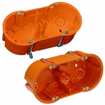 Puszka do płyt gipsowych podwójna płytka PK60 x2 PAWBOL A.0010P