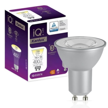 Żarówka LED ściemnialna LED IQ-LEDDIM GU10 7W-59WW barwa ciepła 35246 Kanlux