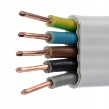 Przewód elektryczny YDYp 5x1,5mm2 450/750V