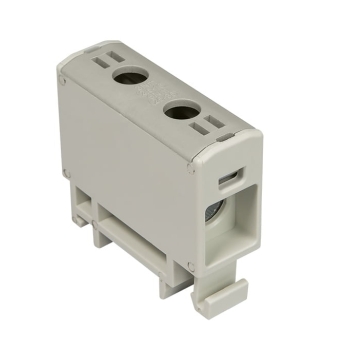 Złączka przelotowa WLZ35P/35/s Al/Cu, na szynę TH35, szara