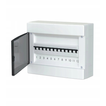 Rozdzielnica modułowa natynkowa plastikowa 1×12 IP40 C.1312-P PAWBOL