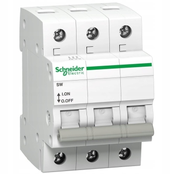 ROZŁĄCZNIK IZOLACYJNY SW 3P 3-BIEGUNOWY 100A A9S65391 SCHNEIDER ACTI9 K60N